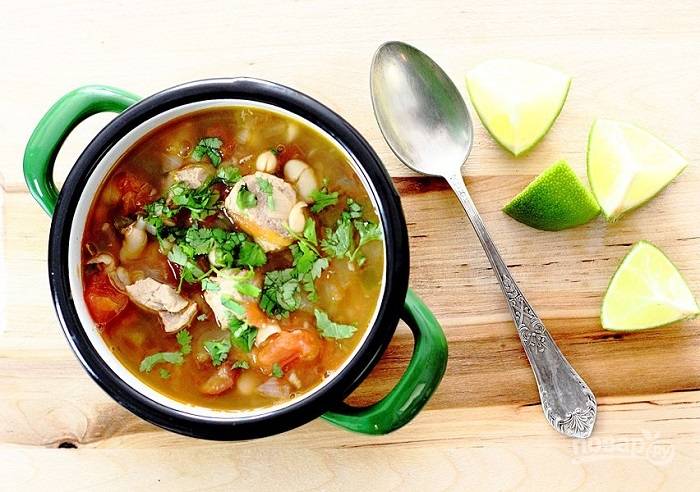 Мексиканский суп с курицей. Пошаговый рецепт с фото