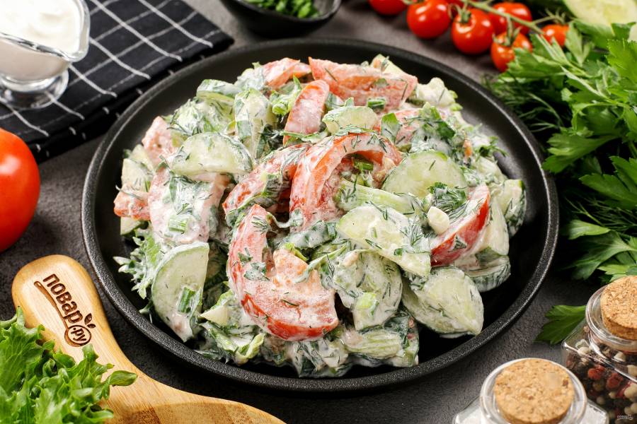 Салаты | Рецепты простых салатов с фото - «Повар ЕШКА»