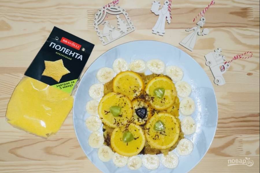 Апельсиновый пирог с полентой "Bravolli"