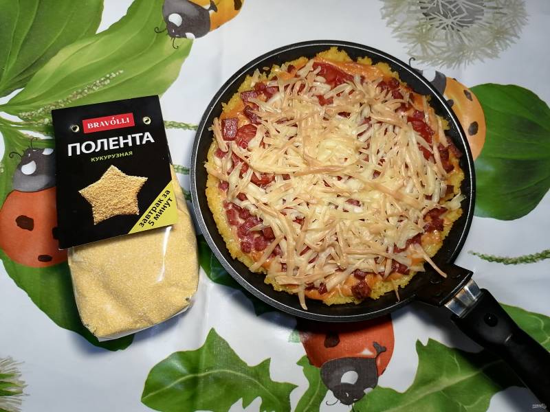 Пицца на поленте "Bravolli"