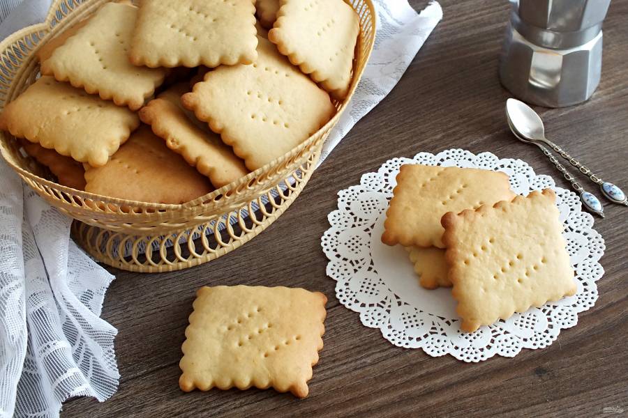 Мягкое печенье на майонезе — рецепт с начинкой