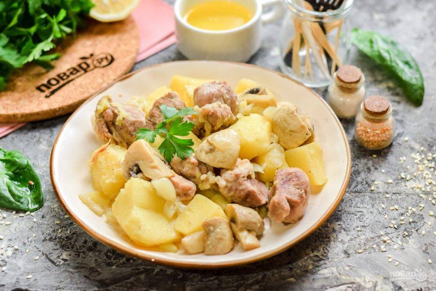 Вкусный рецепт картошки с фаршем в духовке