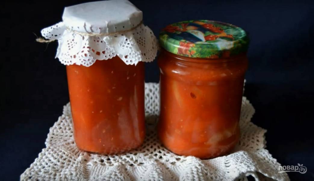 Рецепт лечо на зиму с томатной пастой