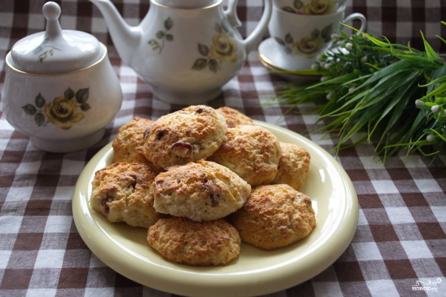 Печенье на фруктовом йогурте - простой и вкусный рецепт с пошаговыми фото