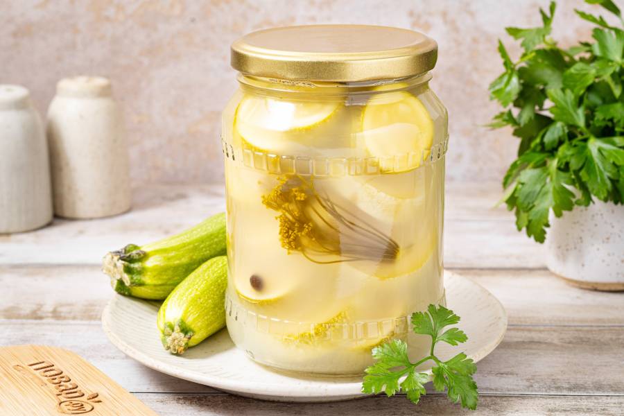 Кабачки кольцами на зиму