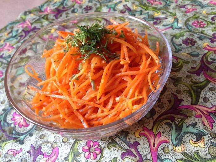 Морковь по-корейски — быстрый рецепт