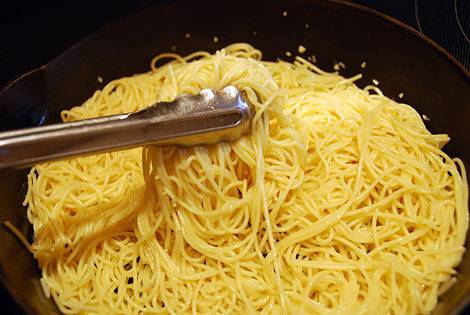 Спагетти со свининой и грибами, пошаговый рецепт с фото от автора Gladskih_anna