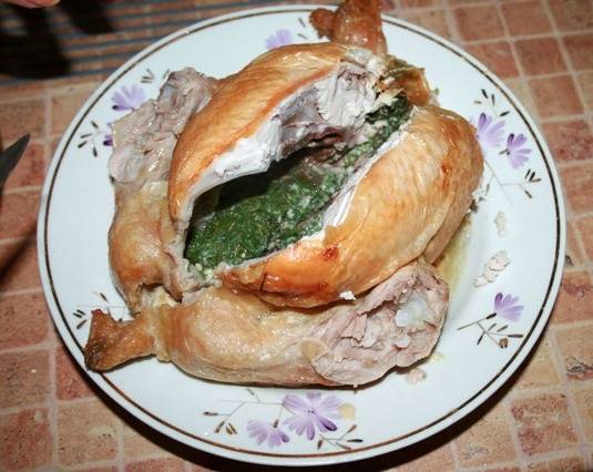 Курица, фаршированная сухофруктами, пошаговый рецепт с фото на ккал