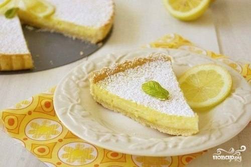 Тарт с лимонным кремом
