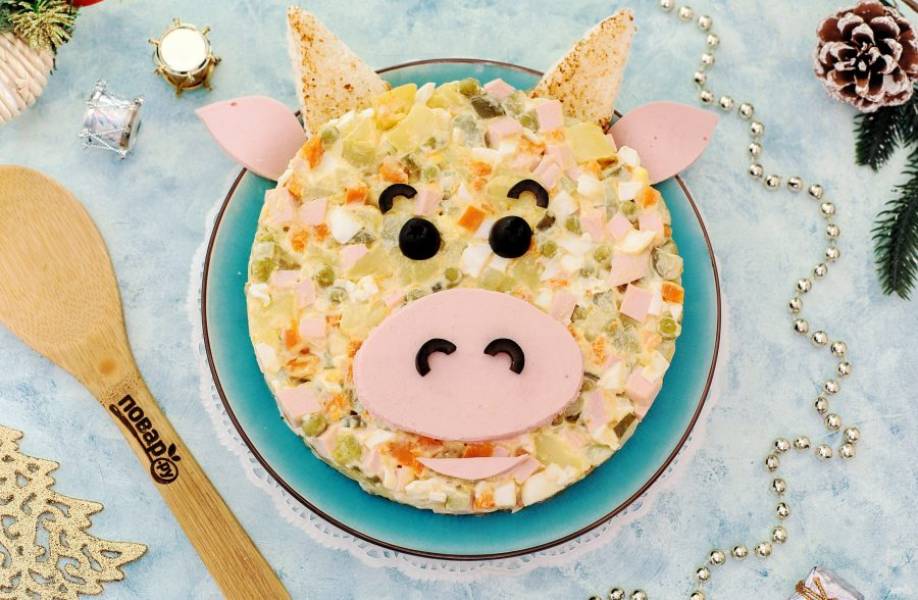Вкусно и красиво! Новогоднее меню на год Быка 2021