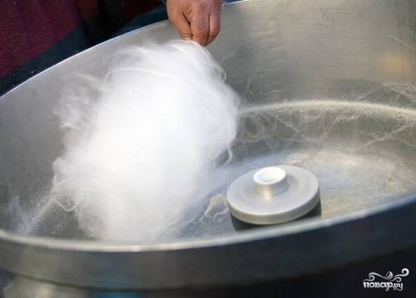 Как работает аппарат для сахарной ваты