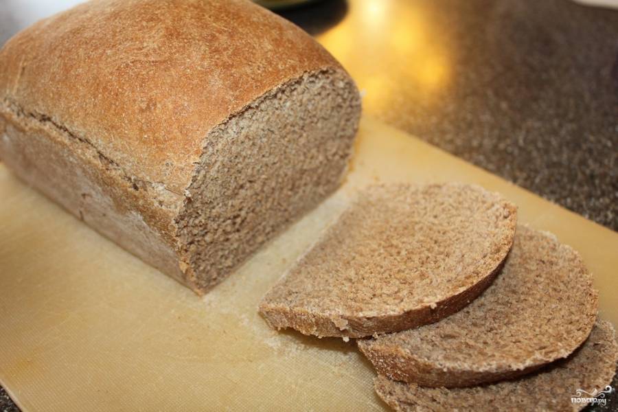 Хлеб цельнозерновой с пророщенными зернами пшеницы