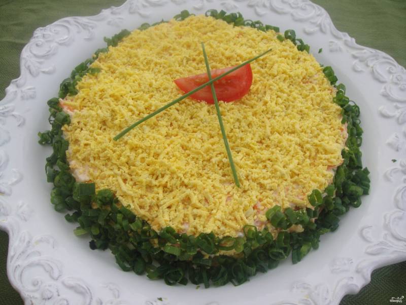 Салат Мимоза с рыбными консервами, пошаговый рецепт с фото на ккал