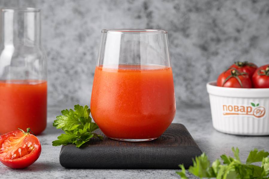 Томатный сок из свежих помидоров – пошаговый рецепт с фото приготовления напитка