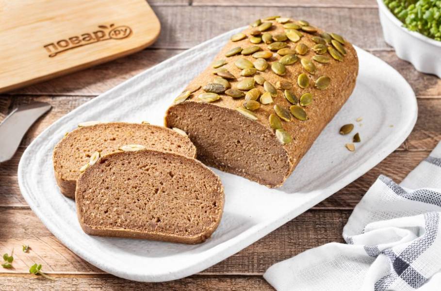 Хлеб с псиллиумом готов, приятного вам аппетита!