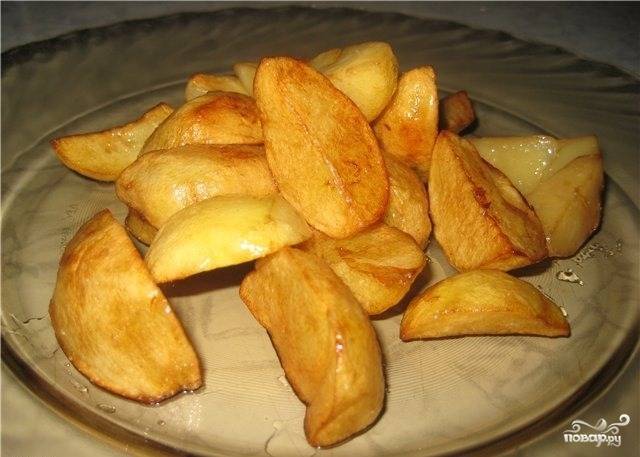 Запеченный деревенский картофель