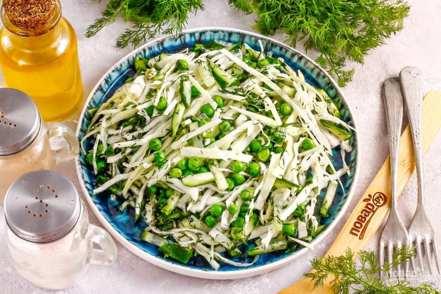 Весенний салат с редисом - пошаговый рецепт с фото