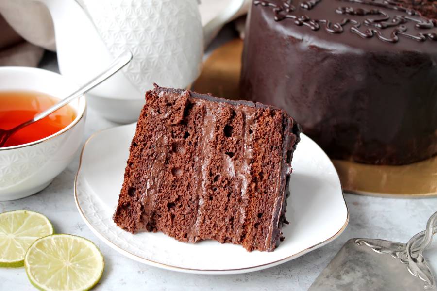 шоколадный торт из готовых коржей рецепт | Дзен