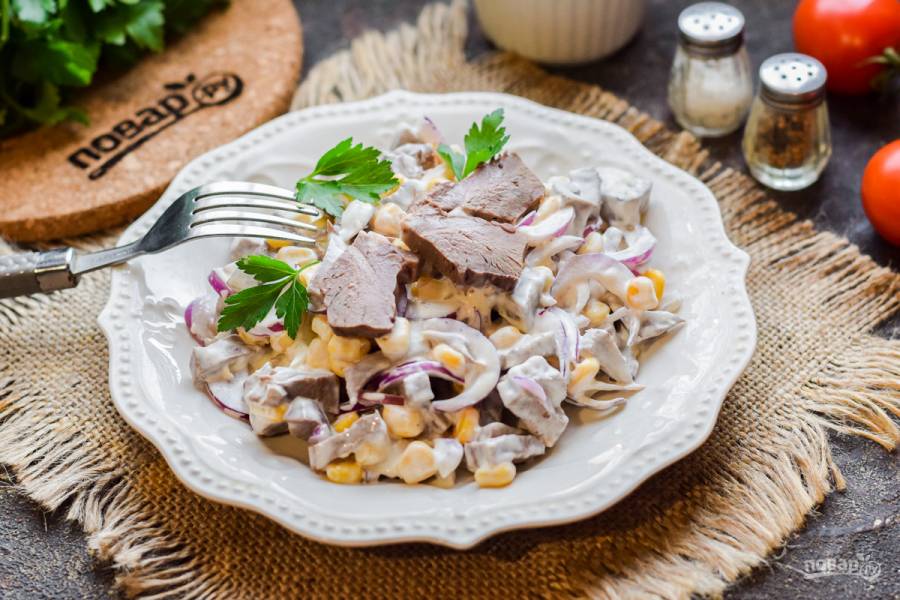 Салат из сердца - пошаговый рецепт с фото на aikimaster.ru