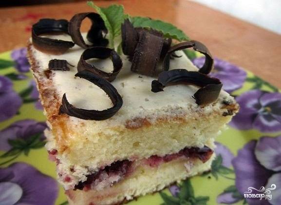 Рецепт бисквитного торта с ягодами и фруктами