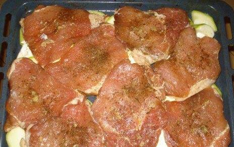 Свинина в духовке с кабачками - пошаговый рецепт с фото на уральские-газоны.рф