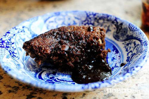 Шоколадно-кофейный торт с хрустящей ореховой крошкой