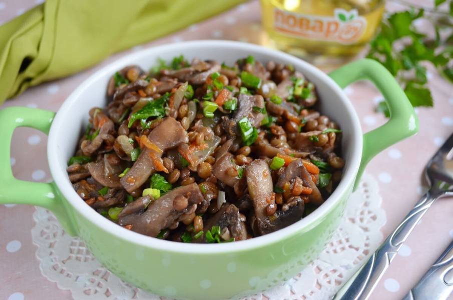 Постное с грибами