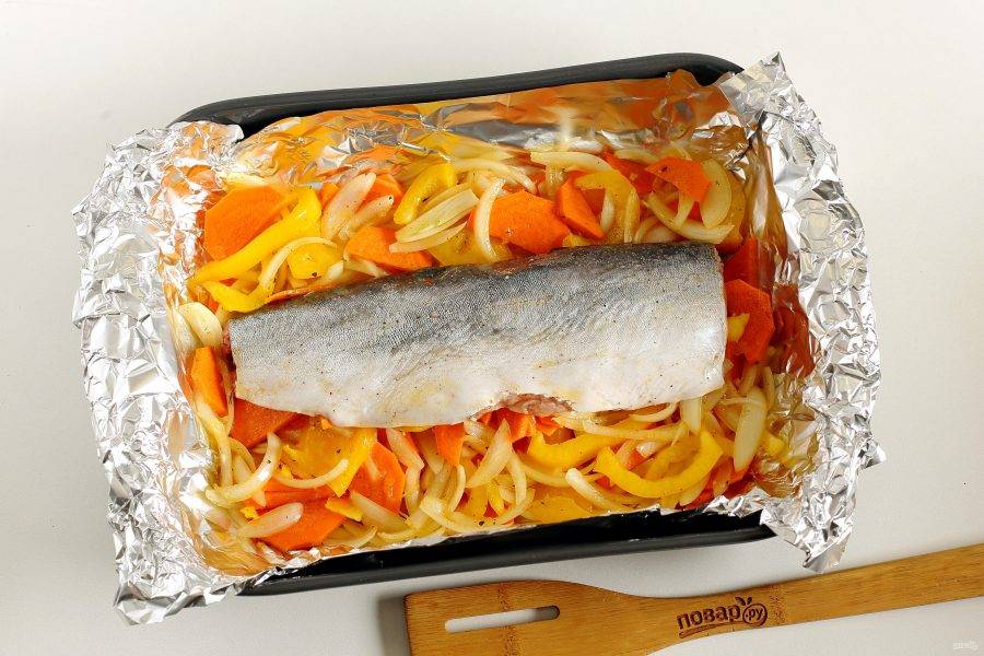 Как приготовить рецепт Рыба в фольге