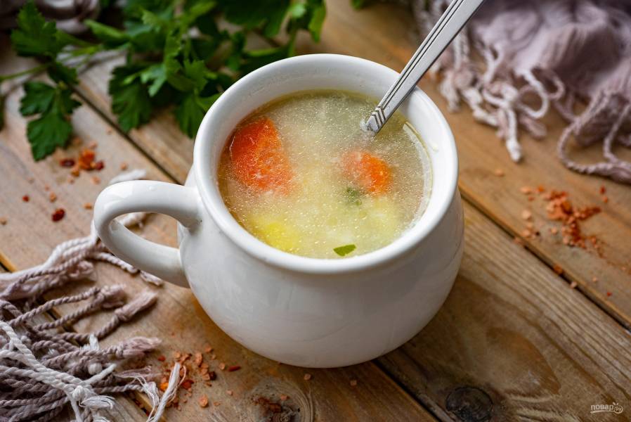 Пошаговый рецепт супа из шпината