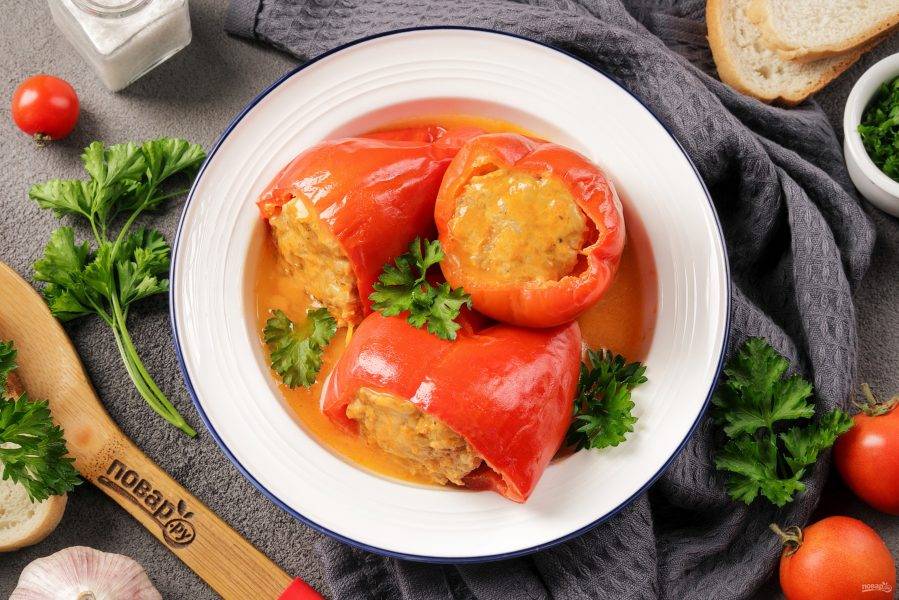 Полезные свойства ПЕРЕЦ ФАРШИРОВАННЫЙ МЯСОМ И РИСОМ В МУЛЬТИВАРКЕ