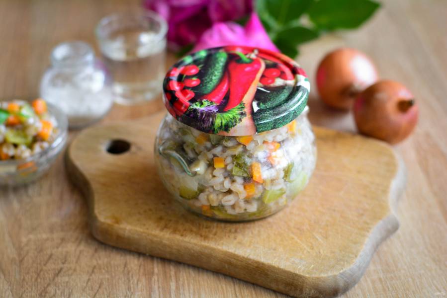 Салат с перловкой на зиму - пошаговый рецепт с фото на slep-kostroma.ru