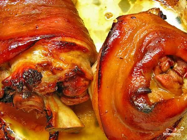 Рулька свиная запеченная в пиве в духовке по чешски простой рецепт пошаговый