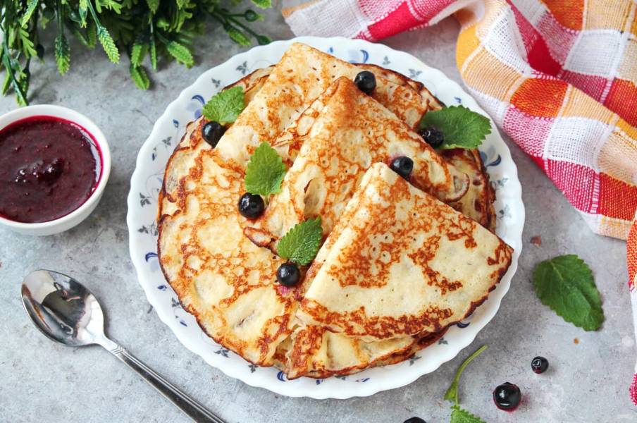 Блины на кефире