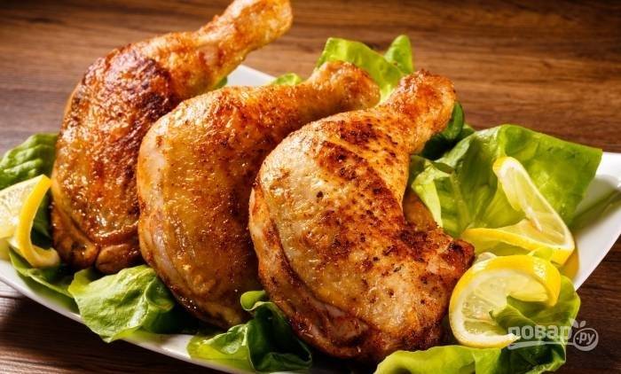 Куриные окорочка на сковороде - два замечательных рецепта с пошаговыми фото