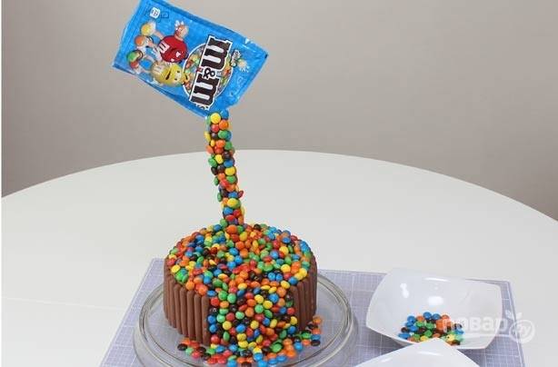 Торт с KitKat и M&M’s