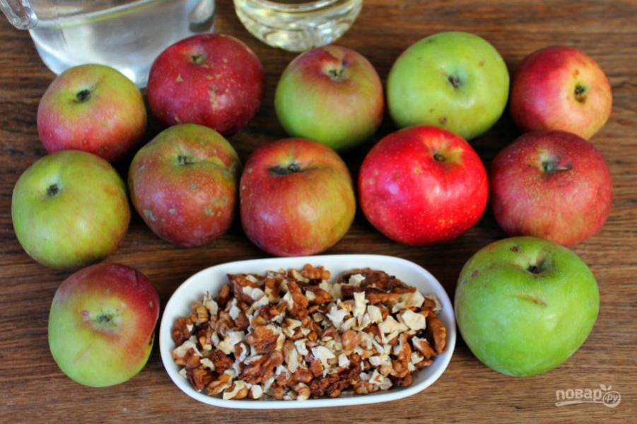 ​Яблочная пастила с орехами — пошаговый рецепт | GOTOVIM