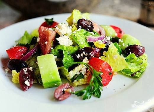 Греческий салат – рецепты с фото (пошагово)
