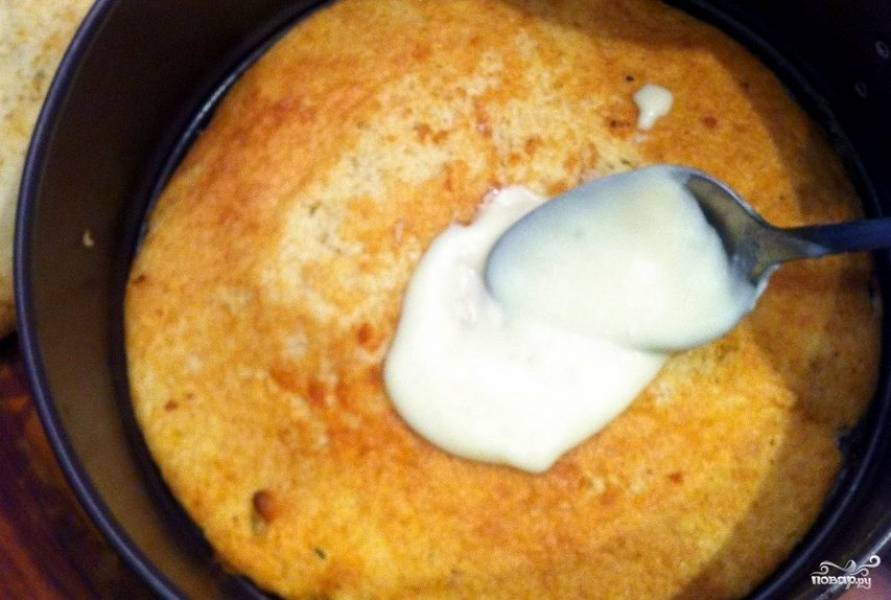 Заварной крем Пломбир на молоке для торта