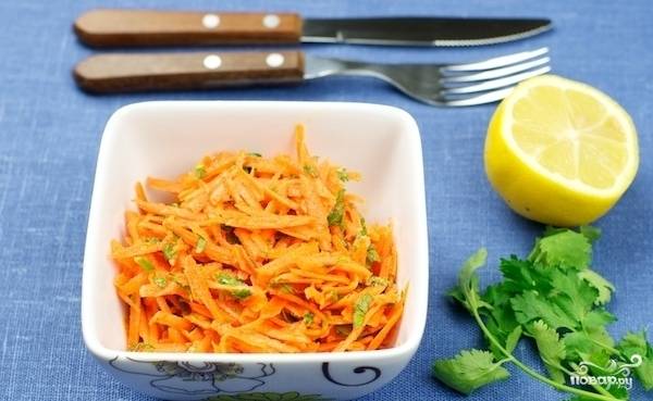 Рецепты салатов из моркови