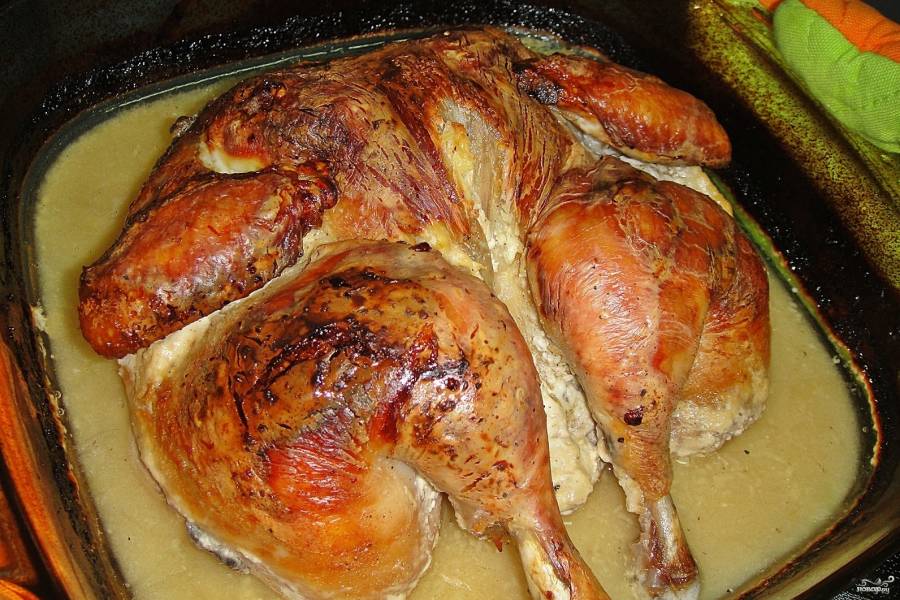 Приготовление курицы: