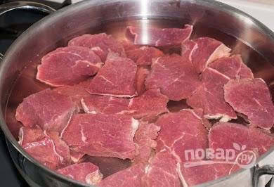 Салат с мясом и щавелем