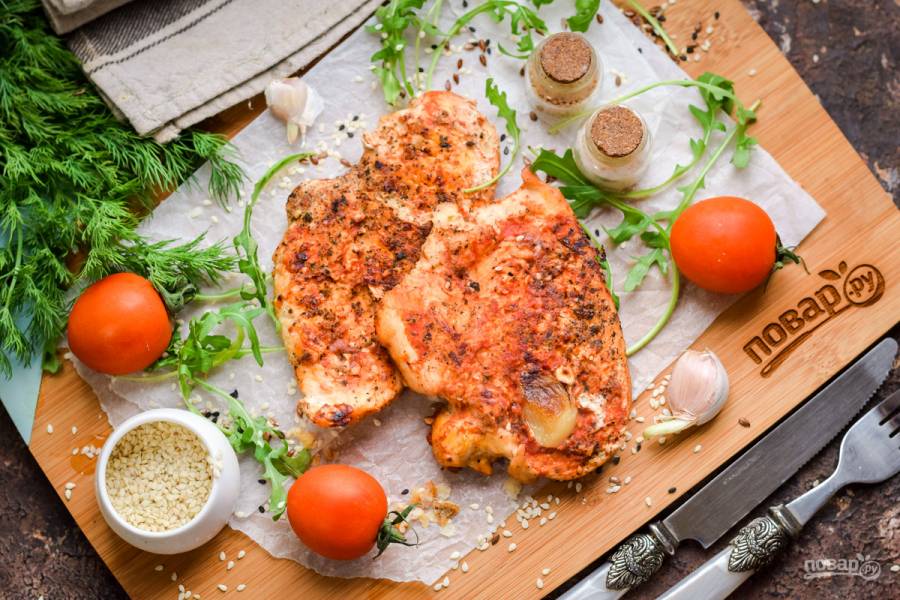 Сочный рецепт курицы по-французски в духовке