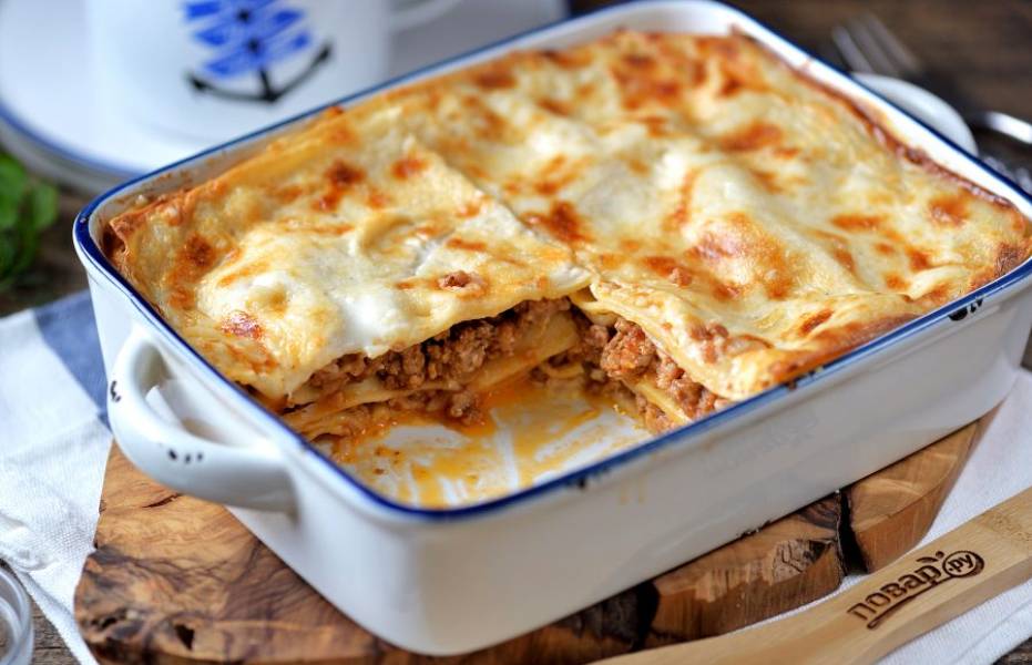 Пошаговый рецепт приготовления лазаньи с фото Lasagna - Easy, comforting, and delicious! #lasagna #pasta #freezerfood #meatlas