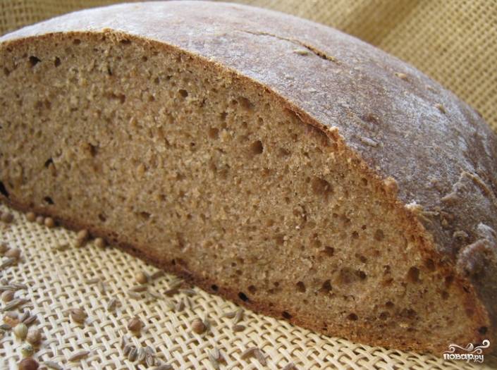 Хлеб на закваске в хлебопечке