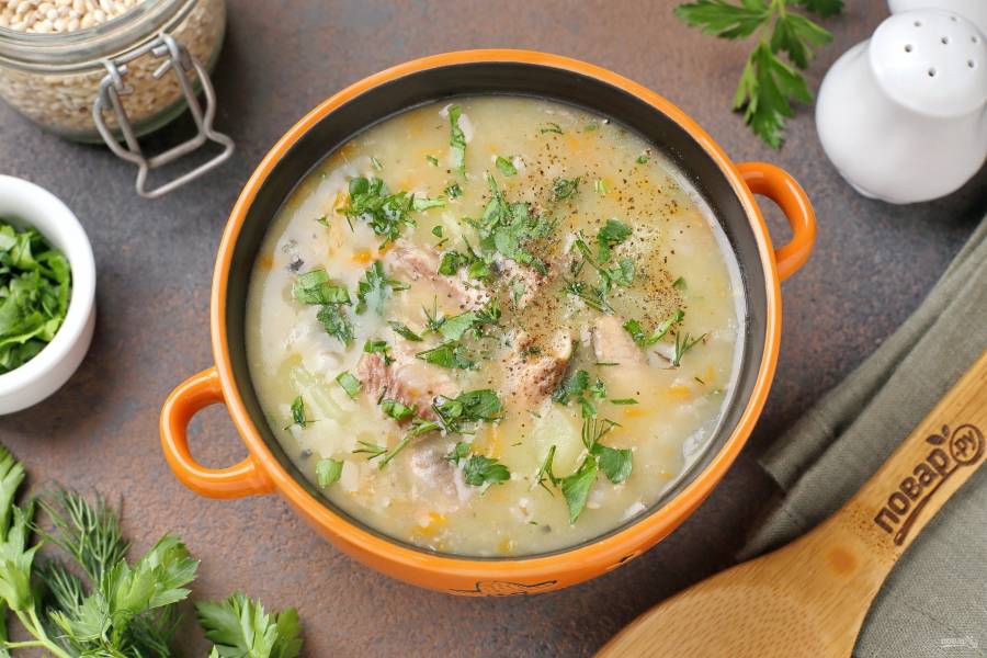 Суп из консервированной сайры, пошаговый рецепт на ккал, фото, ингредиенты - olga