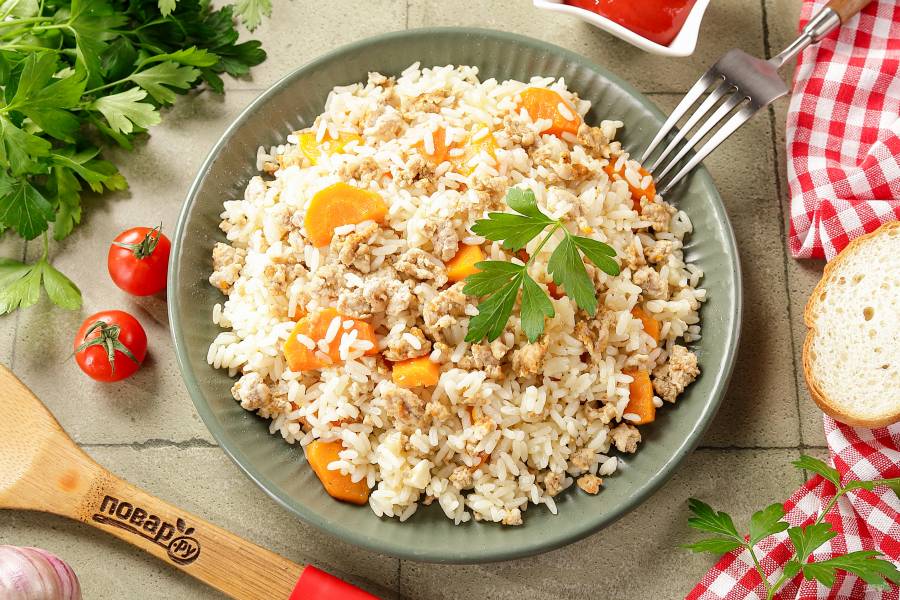 Фарш с рисом
