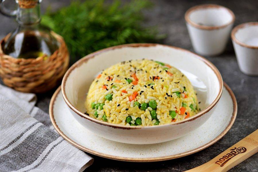 Азиатский жареный рис: все секреты приготовления
