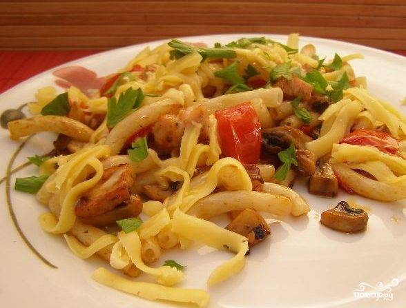 Тальятелле с грибами в сливочном соусе — пошаговый рецепт приготовления с фото и видео