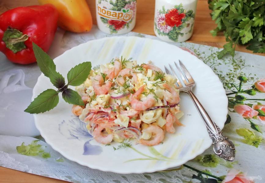 салат из кальмаров и болгарского перца рецепт с фото очень вкусный | Дзен