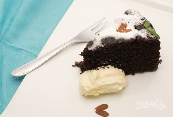 Простой шоколадный пирог